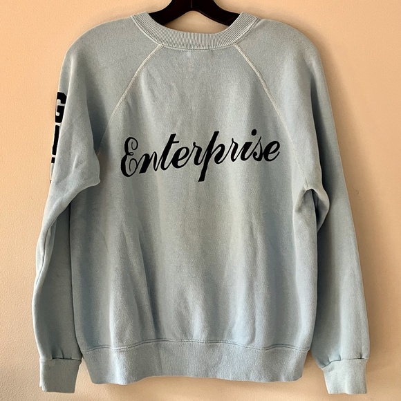 Vintage 60s-70s Sweatshirt "Enterprise" "Gidget" L - Picture 1 of 6